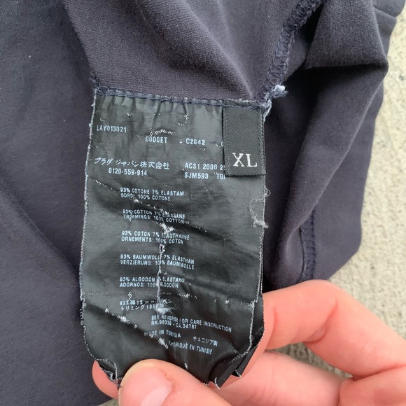 Prada Milano Pocket T-Shirt Sz XL - Picture 7 of 8